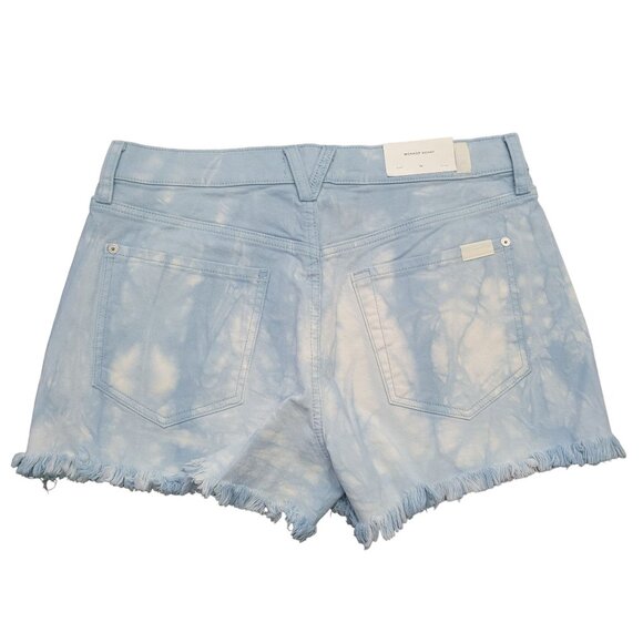 7 For All Mankind Monroe Jean Shorts Women 29 Retro Hippie Boho Country Festival - Picture 2 of 6